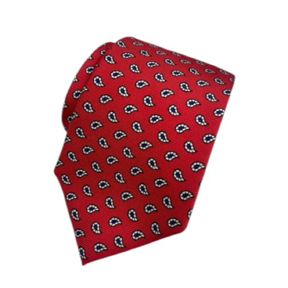 Polo‎ Ralph Lauren Paisley Silk Tie in Red
